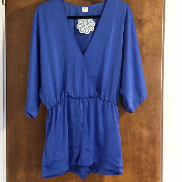 Royal Blue Romper - Picture 3 of 4